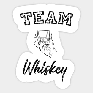 Team Whiskey Drinkers Sticker